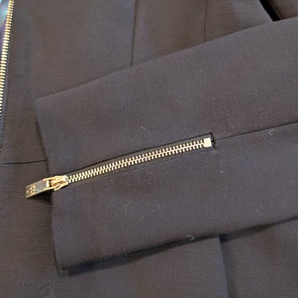 Ted Baker Zameli Peplum Black Blazer Size 2 OfficeChic quiet luxury preppy - Picture 9 of 16